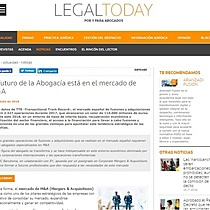 El futuro de la Abogaca est en el mercado de M&A